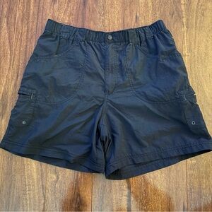 Columbia Women’s Cargo Shorts Black Size Small Outdoor Hiking Casual